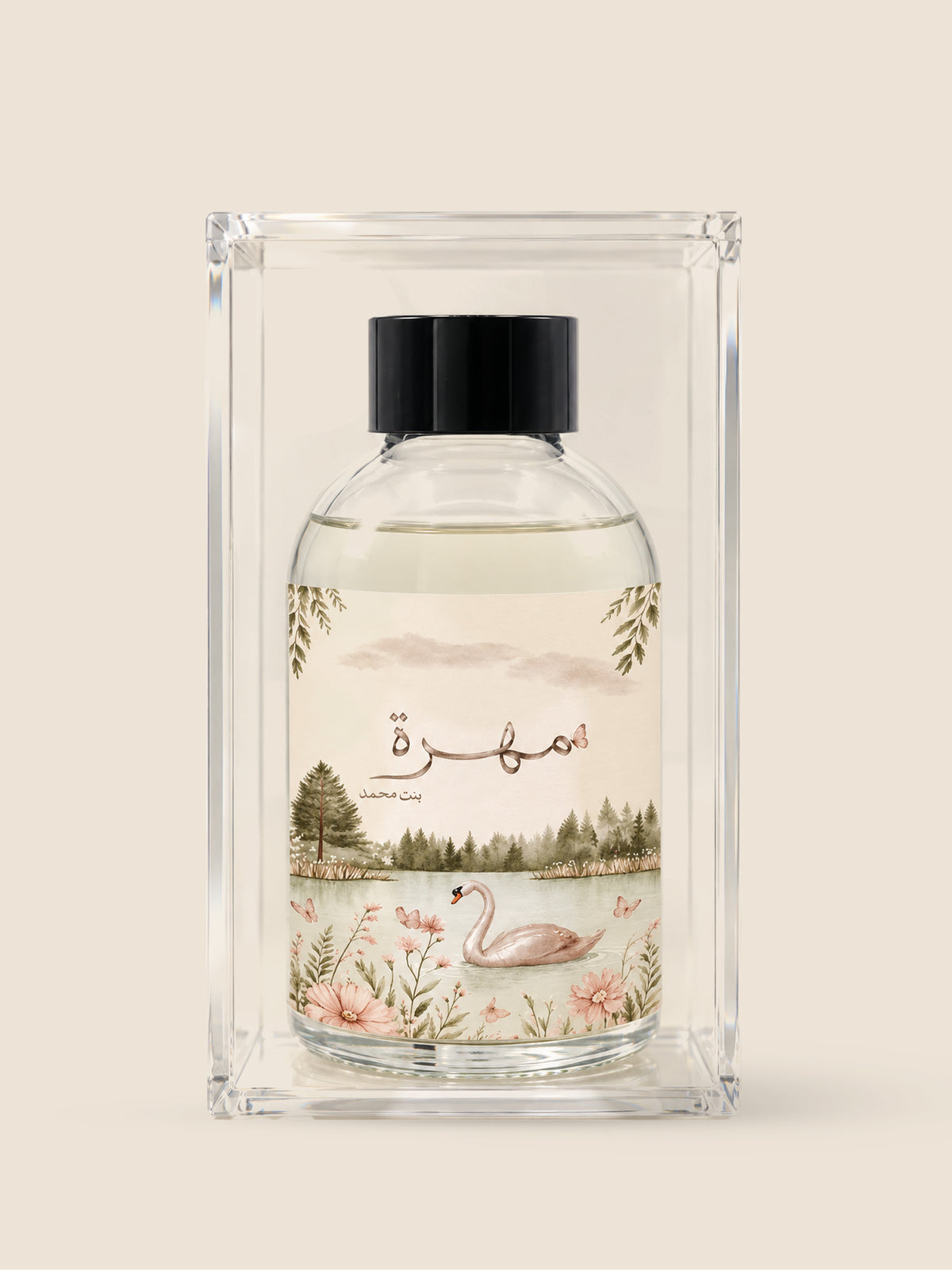 Personalized Acrylic Box Diffuser – 100 ml | Personalized Acrylic Box Diffuser