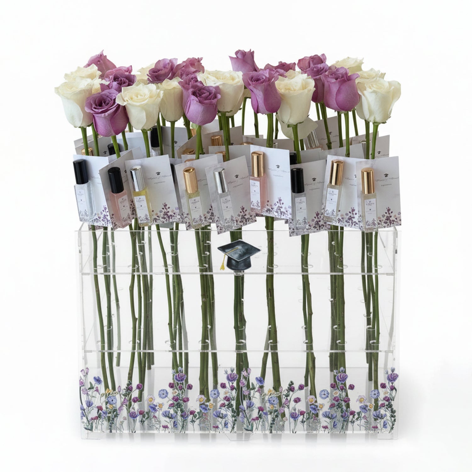 باقة ورد مع عطر