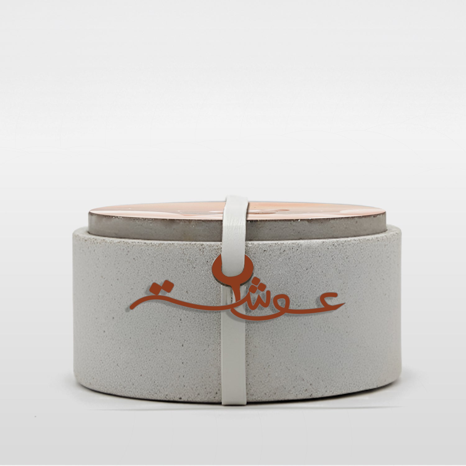 CANDLE WITH TAG LEATHER 120 g