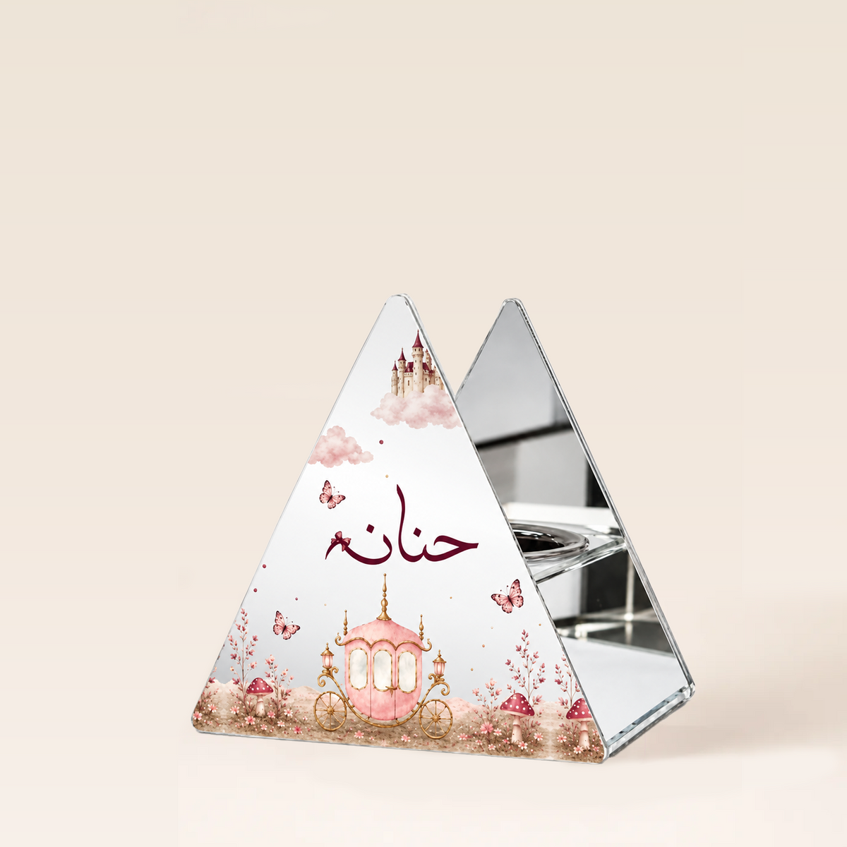 Mirror Pyramid Madkhan with custom one or two side printing by Euphoria Perfumes